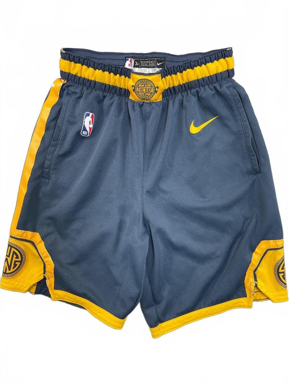 Nike Golden State Warriors "The Bay" City Edition Basketball Swingman Shorts